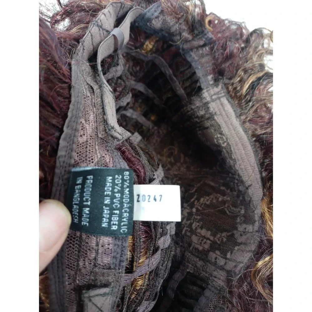 Especially Yours Wig Dark Red Curly Style Synthetic‎ Hair with Box
